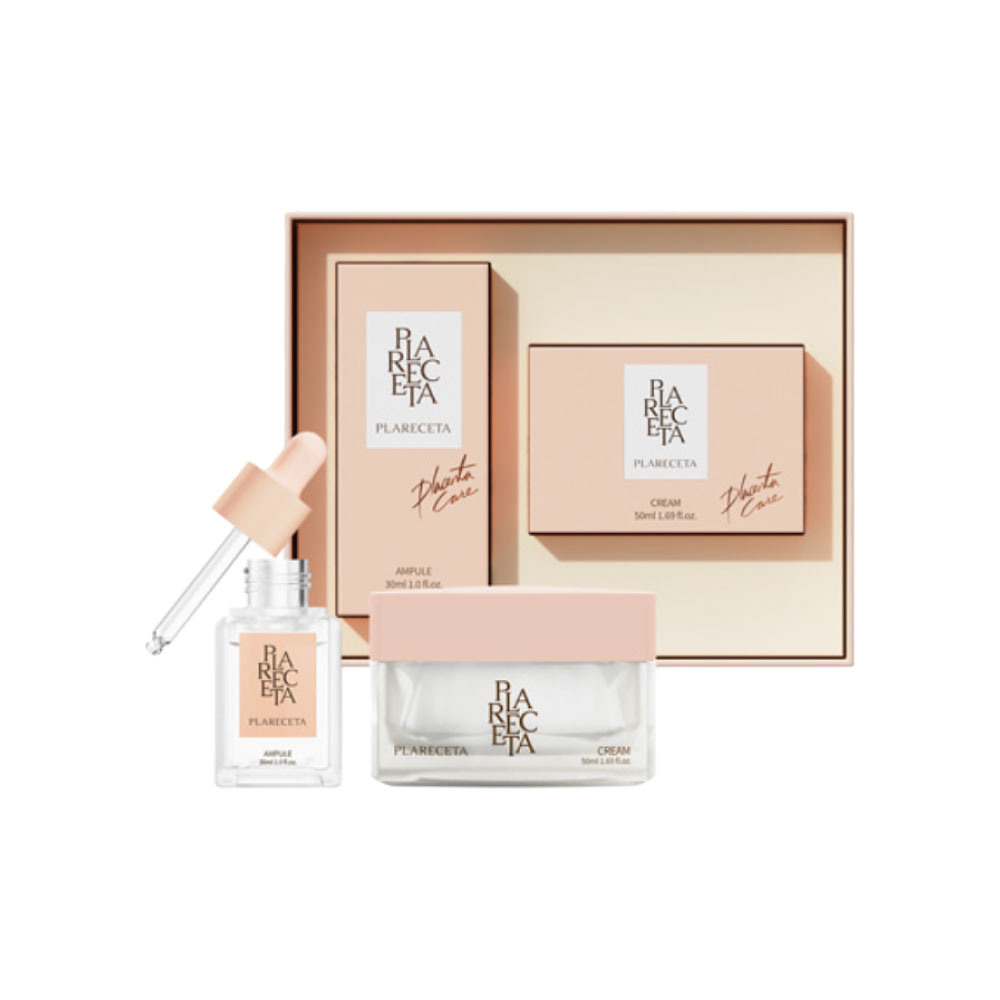 BONNY & J Plareceta Cream & Ampoule Set with hydrating skincare products for healthy, nourished skin